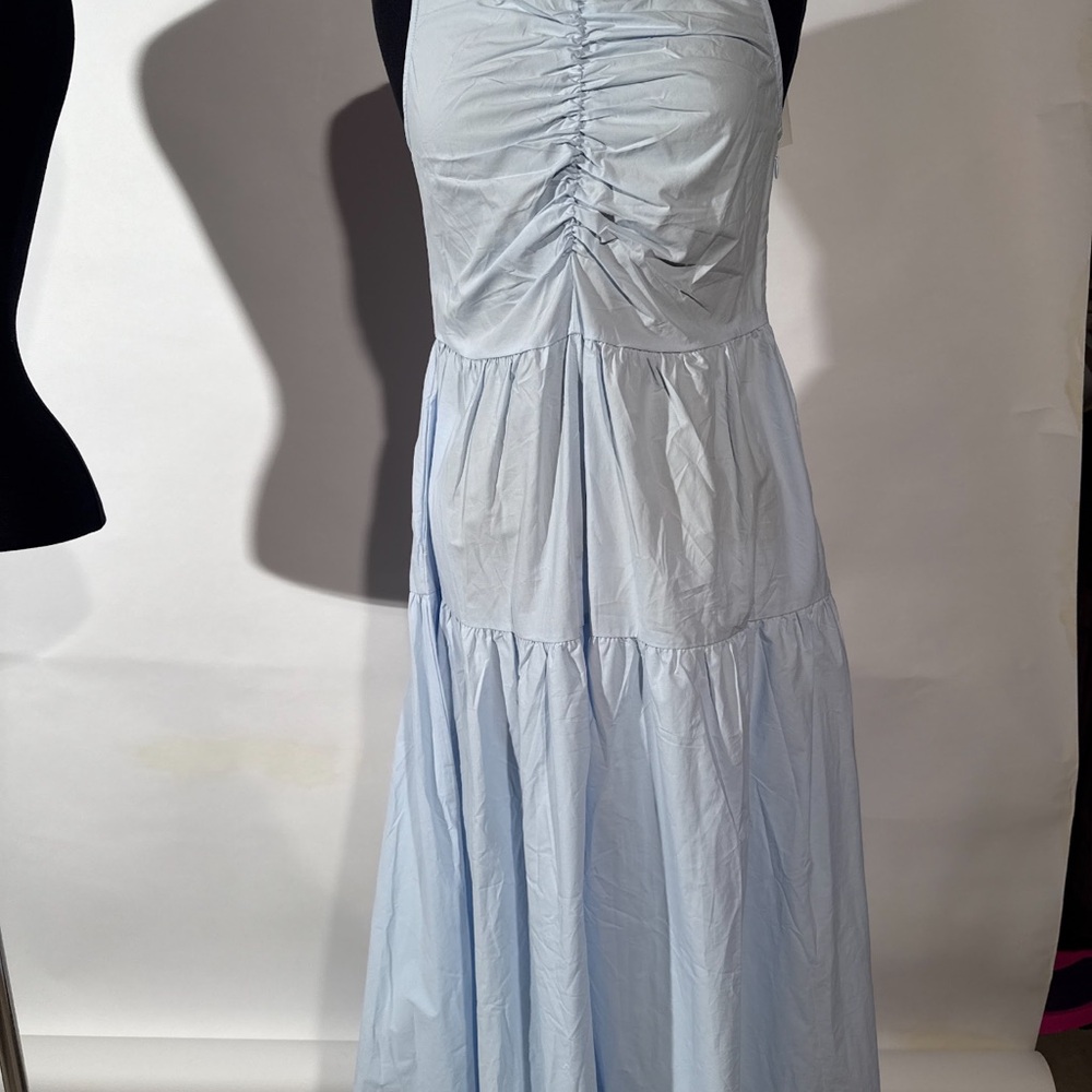 Elegant Light Blue Women's Dress